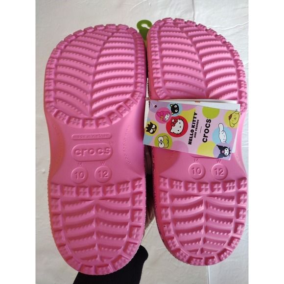 Crocs Shoes women's 12‎ Men's 10 Pink Hello Kitty and Friends With Jibbitz Comfy - Picture 5 of 7